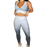 Conjunto Degrade Fitness Legging + Top