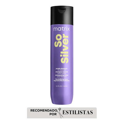 Shampoo Morado Matrix So Silver Para Cabellos Rubios 300 Ml | MercadoLibre