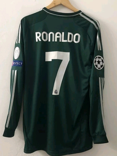 Jersey Real Madrid 12-13 Manga Larga Ronaldo #7 