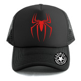 Gorras Trucker Spiderman Logo Remeras Estampadas Canibal