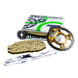 Kit De Arrastre Sprockets Vento Xpress 150 Reforzada Dorada