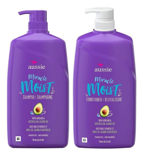 Aussie Miracle Condicionador+shampoo 778ml Formula Americana