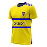 Camiseta Sublimado - Boca Amarillo 2024 - N/n Personalizado