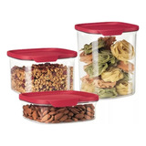 Set De 3 Policarbonato Ultra Clear Tupperware 