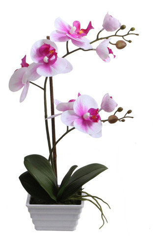 Orquídea Rosada 44 Cm En Macetero, Vadell Home