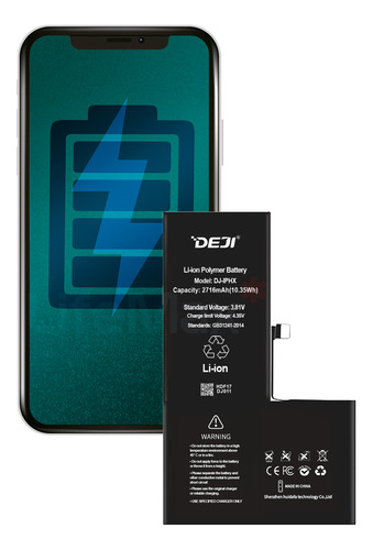 Bateria Para iPhone X Deji Ic Original Capacidad 2716mah