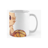 Taza Lindo Gatito De Dibujos Animados Con Bola Naranja Calid