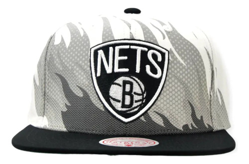 Brooklyn Nets Nba Gorra Mitchell And Ness Hot Fire