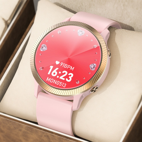 Reloj Inteligente Para Mujer Impermeable Con Pulsera Doble