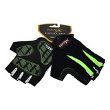 Guantes Dedo Corto Sintex Aldi Man Talle M - Negro Verde+