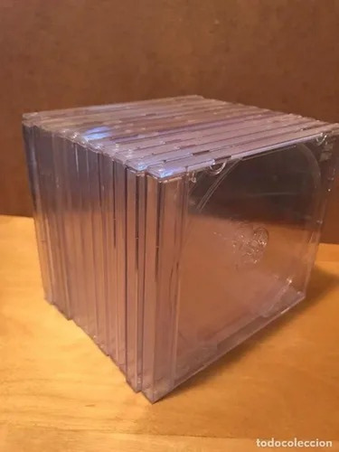 Cajas P Cd's  Transparentes Y Negras Usadas !! X 10 Unidades