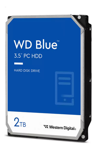 Disco Western Digital Blue  Hdd 2tb Sataiii 256mb 3.5 Smr Mg