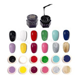 Gel Paint Tina Uv/led Color X6u Sin Glitter Decoracion Uñas