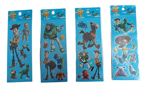 Sticker Adesivos Toy Story 20 Cartelas 