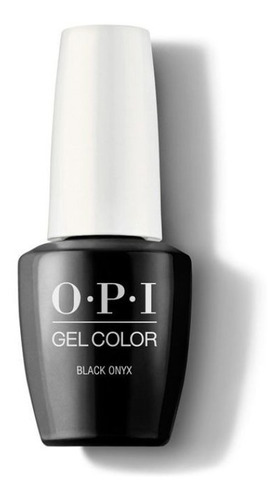 Opi Gelcolor Black Onyx Semipermanente - 15ml Color Negro