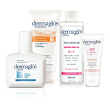 Dermaglós Combo Completo Rostro Cuerpo Limpieza Hidratación