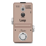 Pedal De Efeito Rowin Nano Loop Ln332s  Rosa