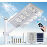 Lámpara Led Solar 300w Luminaria Suburbana Alumbrado Público