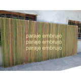 Cañas. Bambu Tacuara Pergola Cerco Decoracion. 