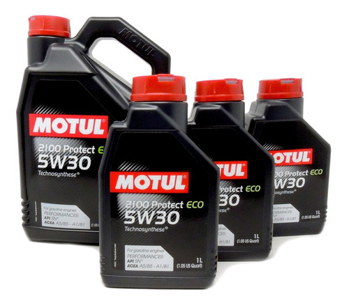 Aceite Motor Sintetico 5w30 Motul Protect Eco Kit 7 Litros