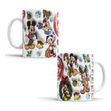 Taza Navideña En 3d Mickey Mouse Personalizada 11oz Mod429