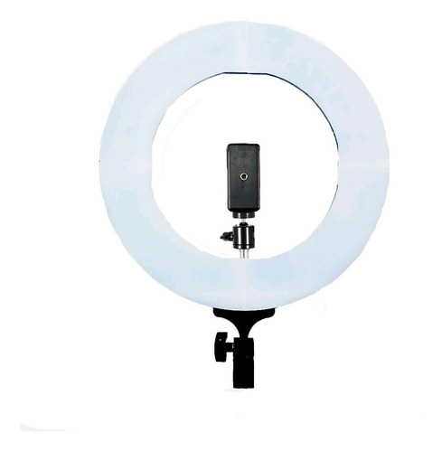 Iluminador De Led Ring Light 12 60w 35cm Para Foto E Vídeo Cor Da Luz Branco-quente Voltagem 110v/220v (bivolt