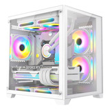 Gabinete Gamer Aquario Space Y White Cg-w13a