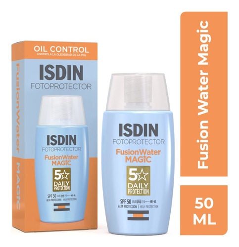 Isdin Fusion Water Solar Magic Cor Natural Protector Spf50 50ml 