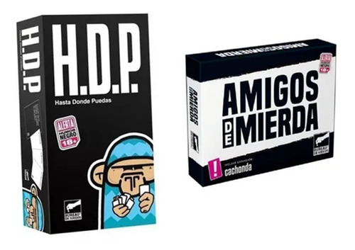 Amigos De Mierda + Hdp Combo Juegos De Mesa Bureau Original