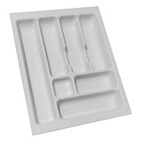 Cubiertero Plástico Blanco Para Cajón Modulo 45 36x47 Cm 