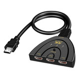 Nuevo Cable Adaptador Hdmi Splitter 1080p/4k Hd Tv 3 En 1