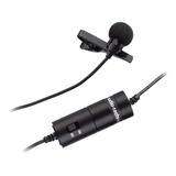 Micrófono Audio-technica Atr3350is Condensador Omnidireccional Color Negro