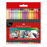 Microfibras Faber Castell Grip Finepen X 30 Colores 