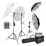 Kit De Iluminación Continua Estudio Fotografico Limostudio 