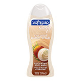 Softsoap Body Wash, Exfoliante De Mantequilla De Coco, Gel C