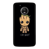 Funda Protector Para Motorola Moto Groot Guardianes Marve