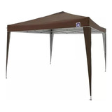 Tenda Gazebo Dobrável 3x3 Sanfonada Articulada Alum. Belfix Cor Marrom