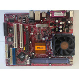 Board Pc Chips M825g + Amd Athlon 1800 + Disipador