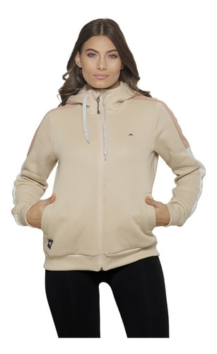 Campera Montagne Agnes Mujer Media Estacion Algodon Rustico