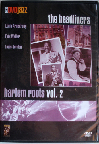 Dvd - Louis Armstrong - Fats Waller  Harlem Roots Imp España