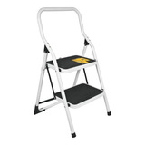 Escalera Tubular Plegable De 2 Peldaños 91 Kg, 24118 Pretul