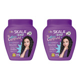 Creme Skala 1kg Mais Cachinhos-kit C/2un