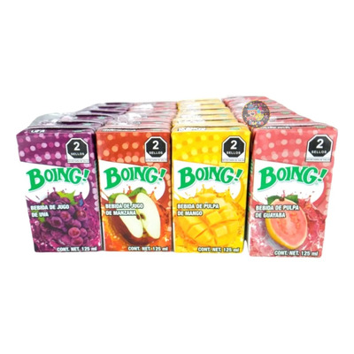 Boing Tetrapack Jugo Sabores Surtidos Paquete 24pz De 125ml | Envío gratis