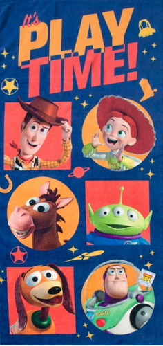 Toalla Oficial De Toy Story, Disney, 100% Algodón, Hilasal