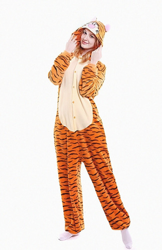 Kigurumi Tigre Tiger Pijama Mameluco Kawaii Adulto Niño