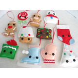 Adornos Navideños Paletas Dulces Decoración Navideña 11 Pzs 