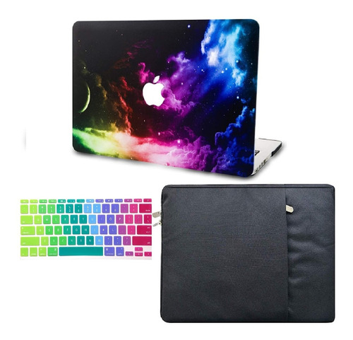 Case Macbook Air13 A1502 A1425 + Cubre Teclado + Funda