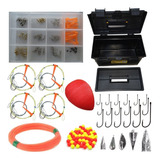 Kit Caja De Pesca Completa Lineas + Gavetero Full Plomadas