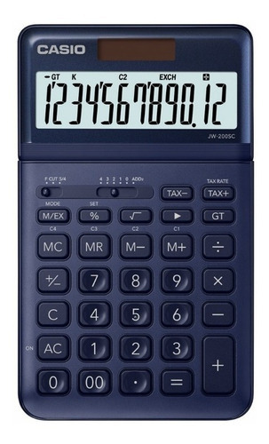 Calculadora Casio Jw-200sc Pantalla Regulable/12díg/metálica