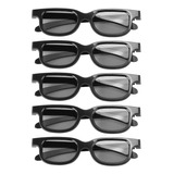 5 Pares De Gafas De Lentes Polarizadas Circulares Pasivas 3d